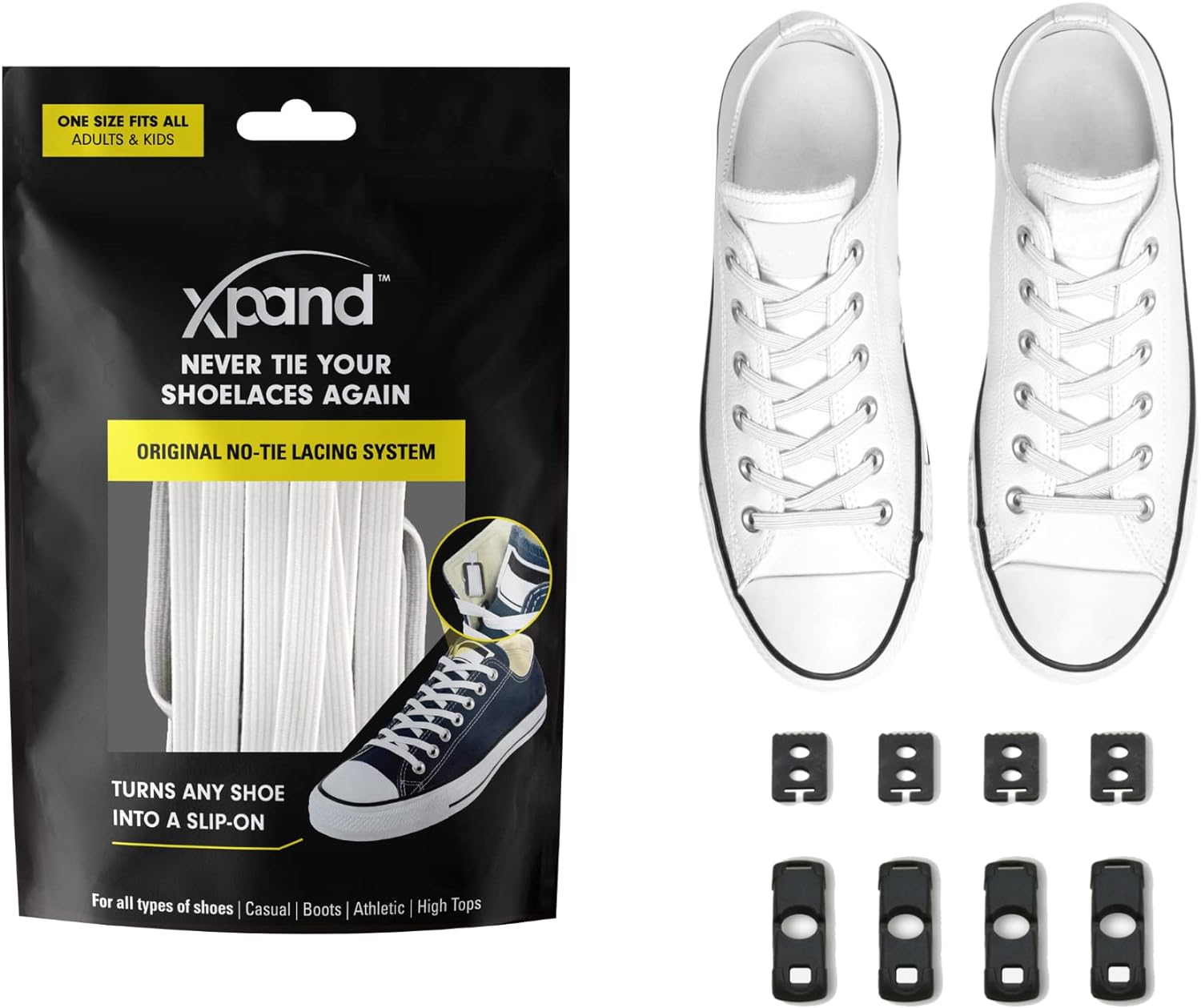 Shoelaces Footwear No Tie – Experience the Convenience of Xpand No Tie!