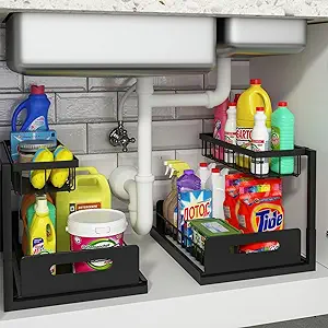 Innovative Under Sink Organizer Transforms Kitchen Storage